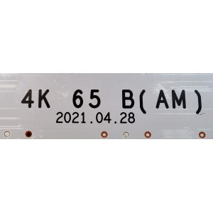 KIT DE LEDS ORIGINAL PARA TV SAMSUNG 8 PIEZAS / NUMERO DE PARTE BN41-02837A / BN41-02836A / BN9718822A / BN97-18821A / BN97-19048A / 4K 65 B TYPE(AM) / 4K 65 A TYPE(AM) / PANEL CY-TA065FLAV5H / CY-TA065FLAV9H / MODELO QN65QN90AAFXZA AC04