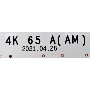 KIT DE LEDS ORIGINAL PARA TV SAMSUNG 8 PIEZAS / NUMERO DE PARTE BN41-02837A / BN41-02836A / BN9718822A / BN97-18821A / BN97-19048A / 4K 65 B TYPE(AM) / 4K 65 A TYPE(AM) / PANEL CY-TA065FLAV5H / CY-TA065FLAV9H / MODELO QN65QN90AAFXZA AC04