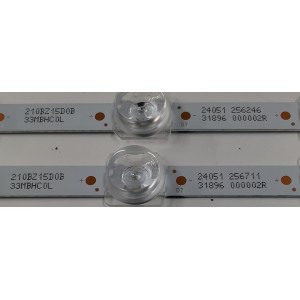 KIT DE LEDS PARA TV ORIGINAL 2 PIEZAS / NUMERO DE PARTE LB4305T / LB4305T V1_00 / 210BZ15D0B / 33MBHC0L / 24051 / 256246 / 31896 / 000002R / 8793A 20 / MODELO 43"