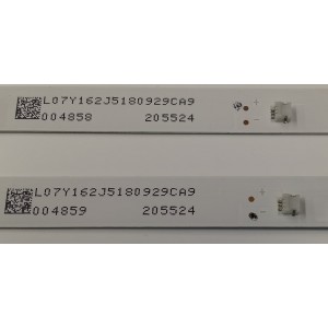 KIT DE LEDS PARA TV ONN ORIGINAL 2 PIEZAS / NUMERO DE PARTE CRH-BX32K7003030020587D / CRH-BX32K7003030020587DREV1.1 / CRH-BX32K7003030020587DREV1.1 I / 205524 / 03E348124HNROHS / PANEL NC320CN7260 / DISPLAY HV320WHB-N56 / MODELO ONC32HB18C03