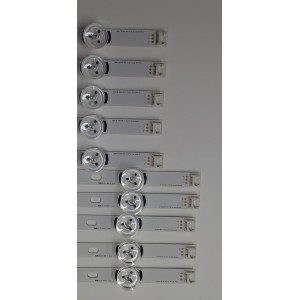 KIT DE LEDS PARA TV LG ORIGINAL 10 PIEZAS / NUMERO DE PARTE 6916L-1782A / 6916L-1781A / LG INNOTEK DRT 3.0 50"_B TIPE REV01_1_140107 / LG INNOTEK DRT 3.0 50"_A TIPE REV01_1_140107 / PANEL LC500DUH (FG)(P1) / MODELO 50LB6500-UM.BWMWLJR