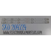 KIT DE LEDS PARA TV RCA ORIGINAL 2 PIEZAS / NUMERO DE PARTE 303GC185033 / GC185D04-ZC21FG-01 / GC185M03 / 2010019680-2 / 160811A14 / 2447620560T-07 / MODELO RT1971-AC