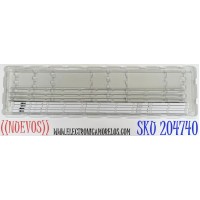 KIT DE LEDS ORIGINAL NUEVOS PARA TV XIAOMI 4 PIEZAS / NUMERO DE PARTE 55HR332M11A1 V0 / 55D6100M / 4C-LB550T-HR24C / 55D6100M 11*4 / 55HR332M11A1 / LJ2A10R2C / 231225 / MODELO L55M8-A2LA