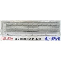 KIT DE LEDS ORIGINAL NUEVOS PARA TV LG 4 PIEZAS / NUMERO DE PARTE 55HR332M11A0 V0 / 55D2000 / 4C-LB550T-HR12C / 55D2000 11*4 / LL7RB2R1C / 55HR332M11A0 / E493481 / PANEL LVU550LGDX / NC650TQG-ABKH1 / MODELOS 55UP7000PUA / 55UP7000PUA.CWMYLH