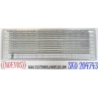 KIT DE LEDS ORIGINAL NUEVOS PARA TV PHILIPS 4 PIEZAS / NUMERO DE PARTE TCL55D14-ZC42AG-10D / 303TC550071D / 4L-ZX055T-ZC018C / TC550MA7 / 2300022690 / E469119 / MODELO 55PUL7973 / 55PUL7973/F6 / 55CF630