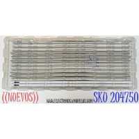 KIT DE LEDS ORIGINAL NUEVOS PARA TV HKPRO 2 PIEZAS / NUMERO DE PARTE TCL40D08-ZC62AG-08D / 303TC400038D / 4C-LB400T-ZC2C / TC400M05 / PANEL LVF400CMDX / DISPLAY V400HJ9-PE1 REV.C4 / MODELOS HKP40SM11 / ATV-40HDR