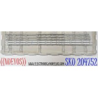 KIT DE LEDS ORIGINAL NUEVOS PARA TV TCL 2 PIEZAS / NUMERO DE PARTE 40HR330M10A0 V4 / 4C-LB4010-HR05JC / 40HR330M10A0 / 40D6 10*2 / 4C-LB4010-HR05J / 40D6 / PANEL LVF395NDEL / MODELOS 40S334 / 40S325 / 40S325MABA / 40S325TAAA / 40S325TABA / 40FE5606