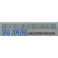 KIT DE LEDS ORIGINAL PARA TV SHARP 3 PIEZAS / NUMERO DE PARTE 4C-LBT3209-YH1 / TCL 32-1-9 / TCL 32-1-9-V3 / 006-P2K1713B / GB5XBV / PANEL LVW320NDAL / MODELO LC-32LE450U