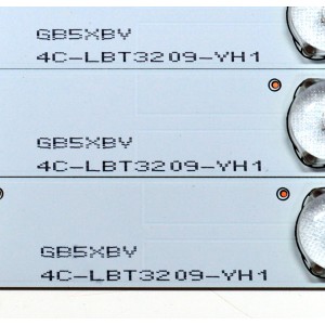 KIT DE LEDS ORIGINAL PARA TV SHARP 3 PIEZAS / NUMERO DE PARTE 4C-LBT3209-YH1 / TCL 32-1-9 / TCL 32-1-9-V3 / 006-P2K1713B / GB5XBV / PANEL LVW320NDAL / MODELO LC-32LE450U