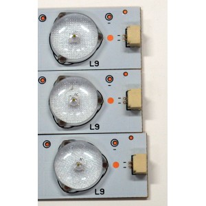 KIT DE LEDS ORIGINAL PARA TV SHARP 3 PIEZAS / NUMERO DE PARTE 4C-LBT3209-YH1 / TCL 32-1-9 / TCL 32-1-9-V3 / 006-P2K1713B / GB5XBV / PANEL LVW320NDAL / MODELO LC-32LE450U