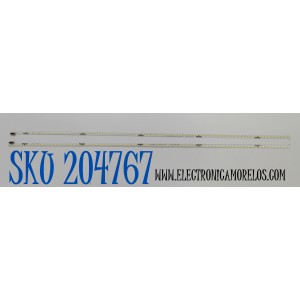 KIT DE LEDS ORIGINAL PARA TV LG 2 PIEZAS / NUMERO DE PARTE STL650A24 / STL650A24-R / STL650A24-L / Y20_SSC_65_7020_LED_ARRAY_RIGHT_REV00_190419 / Y20_SSC_65_7020_LED_ARRAY_LEFT_REV00_190419 / MJ0321 B1 / MJ0321B1 / MODELO 65UH5F-B