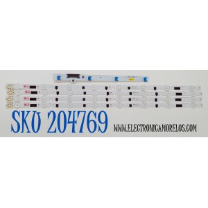 KIT DE LEDS ORIGINAL PARA TV SAMSUNG 4 PIEZAS / NUMERO DE PARTE BN96-25298A / SAMSUNG 2013SVS28H 8 REV1.8 130103 / 25298A / 2013SVS28H 8 REV1.8 / 001S7B / CEM-3-D / MODELO UE28F4000AS / HG28EB670 / UE28F4000 / UE28F4000AW / HG28EB460BW