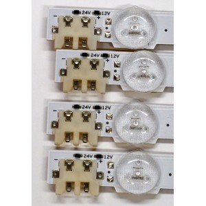 KIT DE LEDS ORIGINAL PARA TV SAMSUNG 4 PIEZAS / NUMERO DE PARTE BN96-25298A / SAMSUNG 2013SVS28H 8 REV1.8 130103 / 25298A / 2013SVS28H 8 REV1.8 / 001S7B / CEM-3-D / MODELO UE28F4000AS / HG28EB670 / UE28F4000 / UE28F4000AW / HG28EB460BW