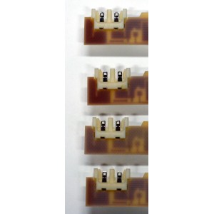 KIT DE LEDS ORIGINAL PARA TV SAMSUNG 4 PIEZAS / NUMERO DE PARTE BN96-25298A / SAMSUNG 2013SVS28H 8 REV1.8 130103 / 25298A / 2013SVS28H 8 REV1.8 / 001S7B / CEM-3-D / MODELO UE28F4000AS / HG28EB670 / UE28F4000 / UE28F4000AW / HG28EB460BW