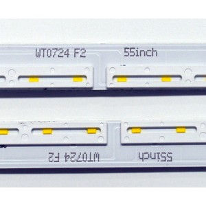 KIT DE LEDS ORIGINAL PARA TV LG 2 PIEZAS / NUMERO DE PARTE SSC_LGE_19Y_55SM85_66LED / SSC_LGE_19Y_55SM85_66LED_ARRAY_RIGHT_181130 / 55INCH / WT0724 F2 / PANEL NC550EQH-ABHH1 / MODELO 55NANO85UNA / 55NANO81ANA / 55SM8100AUA / 55SM8100AUA / 55SM8600PUA
