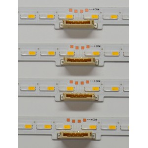 KIT DE LEDS ORIGINAL PARA TV SAMSUNG 4 PIEZAS / NUMERO DE PARTE BN96-50494A / L1_Q7060T_H5_DUM_S50(1)_R1.3_TC9_100_LM41-00862A / 50494A / PANEL CY-RT085FGAV2H / MODELO LH85QB / LH85QBRNBGCXGO / LH85QM / LH85WMRWLG / QN85Q6D / QN85Q7D / QN85Q60 / QN85Q70