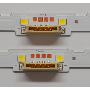 KIT DE LEDS ORIGINAL PARA TV SAMSUNG 2 PIEZAS / NUMERO DE PARTE BN96-45913A / LM41-00613A / L1_NU7.1/7.3 E5_CDM_S20(2) R1.2_S1C_100 / 45913A / PANEL CY-CN055HGLV2H / MODELO LH55WM / LH55Q / LH55B / HG55E / HG55R / HG55N / HG55AJ / UA55TU / UE55NU / GU55TU