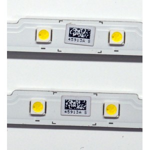 KIT DE LEDS ORIGINAL PARA TV SAMSUNG 2 PIEZAS / NUMERO DE PARTE BN96-45913A / LM41-00613A / L1_NU7.1/7.3 E5_CDM_S20(2) R1.2_S1C_100 / 45913A / PANEL CY-CN055HGLV2H / MODELO LH55WM / LH55Q / LH55B / HG55E / HG55R / HG55N / HG55AJ / UA55TU / UE55NU / GU55TU