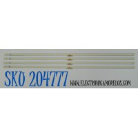 KIT DE LEDS ORIGINAL PARA TV SAMSUNG 4 PIEZAS / NUMERO DE PARTE BN96-48378A / V9R8-820SM0-R0 / 48378A / V9R8-820SM0-R0(18.12.27) / MODELO UN82RU800DFXZA / UN82RU8000FXZC / UN82RU8000FXZA FA01 / UN82RU9000FXZA / LH82QEREBGCXZA / LH82QEREBGCXGO