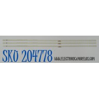 KIT DE LEDS ORIGINAL PARA TV SAMSUNG 3 PIEZAS / NUMERO DE PARTE BN96-48379A / 19Y_RU8K_STC750A38_7020UCD_48LED_REV1.0_190114_BN96_BN96-48379A / 48379A / MODELO LH75QBRE / LH75QBRN / LH75QMRA / LH75QMRE / LH75WMAW / UN75RU8000 / UN75RU9000 / UN75RU800