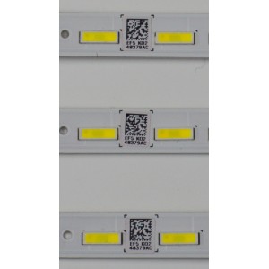 KIT DE LEDS ORIGINAL PARA TV SAMSUNG 3 PIEZAS / NUMERO DE PARTE BN96-48379A / 19Y_RU8K_STC750A38_7020UCD_48LED_REV1.0_190114_BN96_BN96-48379A / 48379A / MODELO LH75QBRE / LH75QBRN / LH75QMRA / LH75QMRE / LH75WMAW / UN75RU8000 / UN75RU9000 / UN75RU800
