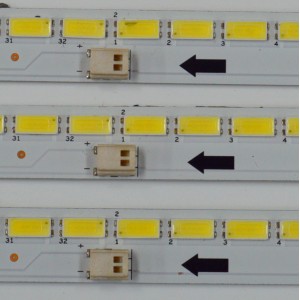 KIT DE LEDS ORIGINAL PARA TV SHARP 3 PIEZAS / NUMERO DE PARTE SLED 2011SSP70 / SLED 2011SSP70_4K2K_64_DOWN_7030_REV0 / 5195ZZ / 2218CB / 1A064B / MODELO 70"