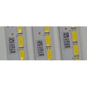 KIT DE LEDS ORIGINAL PARA TV SHARP 3 PIEZAS / NUMERO DE PARTE SLED 2011SSP70 / SLED 2011SSP70_4K2K_64_DOWN_7030_REV0 / 5195ZZ / 2218CB / 1A064B / MODELO 70"