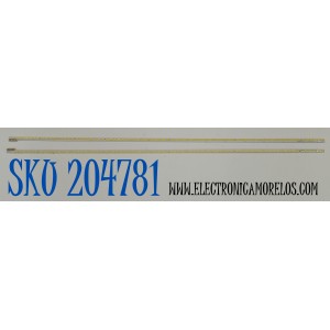 KIT DE LEDS ORIGINAL PARA TV LG 2 PIEZAS / NUMERO DE PARTE 55" V6 EDGE FHD-1 / 55" V6 EDGE FHD-1 REV1.0 1 R-TYPE / 55" V6 EDGE FHD-1 REV1.0 1 L-TYPE / MODELO 55LW5300-UC.AUSYLUR / 55LW5700-UE / 55LW5600-UA / M3D550SR