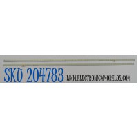 KIT DE LEDS ORIGINAL PARA TV HISENSE 2 PIEZAS / NUMERO DE PARTE HE500GFR-B51 / RSAG7.820.5103 VER.A / RSAG7.820.5109 VER.A / PANEL HE500HF-B52\PW1 / MODELO 50K360G / 50K610GW / LED50K360J 