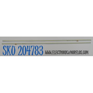 KIT DE LEDS ORIGINAL PARA TV HISENSE 2 PIEZAS / NUMERO DE PARTE HE500GFR-B51 / RSAG7.820.5103 VER.A / RSAG7.820.5109 VER.A / PANEL HE500HF-B52\PW1 / MODELO 50K360G / 50K610GW / LED50K360J 