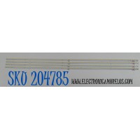 KIT DE LEDS ORIGINAL PARA TV SHARP 4 PIEZAS / NUMERO DE PARTE 2013SSP60 / SAMSUNG 2013SSP60 5630 76 REV1.0 / B0754212K313 / B075 / 4212 / K313 / PANEL JE600D3HD6AZ / MODELO LC-60LE857U