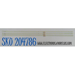 KIT DE LEDS ORIGINAL PARA TV SAMSUNG 3 PIEZAS / NUMERO DE PARTE BN96-48379A / L1_RU8K_G5_CEM_S24(2)_R1.0_SC4_100_LM41-00723A / LM41-00723A / 48379A / 9C06 / MODELO LH75QBR / LH75QBR / LH75QMRA / LH75QMR / LH75WMAWL / UN75RU800 / UN75RU8000 / UN75RU9000 	 