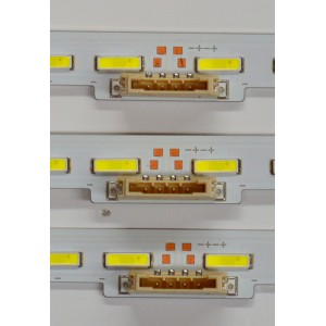 KIT DE LEDS ORIGINAL PARA TV SAMSUNG 3 PIEZAS / NUMERO DE PARTE BN96-48379A / L1_RU8K_G5_CEM_S24(2)_R1.0_SC4_100_LM41-00723A / LM41-00723A / 48379A / 9C06 / MODELO LH75QBR / LH75QBR / LH75QMRA / LH75QMR / LH75WMAWL / UN75RU800 / UN75RU8000 / UN75RU9000 	 