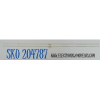 KIT DE LEDS ORIGINAL PARA TV SAMSUNG 2 PIEZAS / NUMERO DE PARTE BN96-52595A / AU8K/9K_STC550F96_7020_2IN1_48LEDS_REV1.0_201020 BN96-52595A C / 8453 2W R603 25UM / E469119 / MODELOS UE55AU / UN55AU / HG55AU / QN55Q / UN55CU / UN55AU / GU55AU / UA55AU