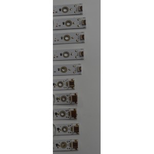 KIT DE LEDS ORIGINAL PARA TV VIZIO 10 PIEZAS / NUMERO DE PARTE IC-B-AOAG55DA39 / IC-B-A0AG55DA39 / IC-B-AOAG55DA39L / IC-B-AOAG55DA39R / 210BZ08DLB336CM00Y / 210BZ08DRB336CM00Y / 0C0Q200CU5BK / PANEL TPT550V1-QVN05 / MODELO V556-G1