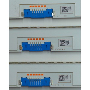 KIT DE LEDS ORIGINAL PARA TV SAMSUNG 3 PIEZAS / NUMERO DE PARTE BN96-46468A / Q6-75INCH-2CH-62EA / 46468A / PANEL CY-QN075FLLV2H / MODELO QN75Q65F / GQ75Q6F / QA75Q6F / QE75Q6F / QN75Q6F / QN75Q6FNAFXZA FA02 / QN75Q6FNAFXZA AA01 / QN75Q6FNAFXZA FA02
