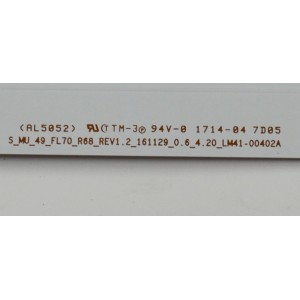 KIT DE LEDS ORIGINAL PARA TV SAMSUNG 2 PIEZAS / NUMERO DE PARTE BN96-44940A / BN96-44941A / S_MU_49_FL70_L68_REV1.2_161129_0.6_4.20_LM41-00401A / S_MU_49_FL70_R68_REV1.2_161129_0.6_4.20_LM41-00402A / 44940A / 44941A / MODELO QN49Q6FAMFXZA / QN49Q6FAMFXZC