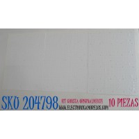 KIT DE LEDS ORIGINAL PARA TV SAMSUNG 10 PIEZAS / NUMERO DE PARTE BN97-19994A / BN41-02976A / BN41-02976 / BN9719994A / DFVC2309 / BN41-02976A-NYT / 22Y 4K 85 / PANEL CY-TC085FMHV4H / DISPLAY ST8461D03-3 V2.1 / MODELO QN85QN85CDFXZA / QN85QN85CDFXZA CA01