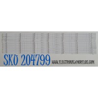 KIT DE LEDS ORIGINAL PARA TV HISENSE 12 PIEZAS / NUMERO DE PARTE LB8500V V0 / HD850H1U51-TAL6B1+2024060601+LB8500V V0 / 1405178500 / HE85 E7F / 8KU7 / PANEL HD850H1U51-TAL6B1\ROH / DISPLAY T850QVN03.4 / MODELO 85R6030N
