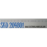 KIT DE LEDS ORIGINAL PARA TV HISENSE 2 PIEZAS / NUMERO DE PARTE BK55H1U63B3030T0214362 / CRH-BK55H1U63B3030T0214362-REV1.6 / HD550HIU63-T0L4 / 2023053105 / BK55H1U63B / 1403319 / PANEL JHD550H1U62-T0LA / DIPSLAY PT550GT08-1 VER.1.0 / MODELO 55R6030N