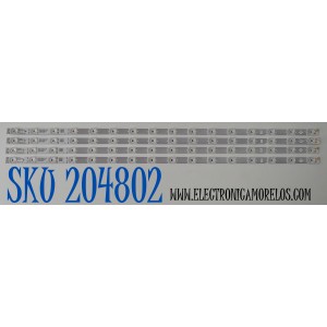KIT DE LEDS ORIGINAL PARA TV TCL 4 PIEZAS / NUMERO DE PARTE 70HR332M16N01 / 70HR332M16N01 V1 / 70FZ / HR/H6/230530 / 053V0/LL2EA11R1C / 230101035220 / PANEL HK700WLEDM-CV01H / DISPLAY CV700U2-L02 REV:01 / MODELO 70S470G