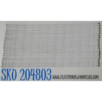KIT DE LEDS ORIGINAL PARA TV SONY BARVIA 20 PIEZAS / NUMERO DE PARTE LB7502Y / LB7502Y V0_01 / 8598A / 7502Y000003 / 7Q2A3 / C75F / X916 N / PANEL YDDM075DGS11 / DISPLAY ST7461D04-6 V2.1 / MODELO XR-75X90CL / XR75X90CL