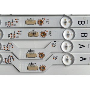KIT DE LEDS ORIGINAL PARA TV TCL 16 PIEZAS / NUMERO DE PARTE 40-75Z9HA-DLB1AG / 40-75Z9HB-DLB1AG / CR:YHA / B0101-001494 / B0101-001495 / 240722-32NS4 / 240723-32NS4 / PANEL LVU750NDJL / DISPLAY ST7461D03-2 VER.2.3 / MODELO 75Q691G