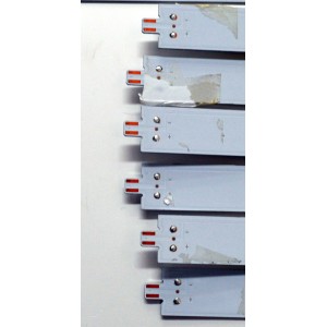 KIT DE LEDS ORIGINAL PARA TV VIZIO 12 PIEZAS / NUMERO DE PARTE LB7502U / LB7502U V0_01 / LB7502U V1_01 / LV75D / LR022 / LL022 / M1MG97 / DISPLAY JR745R3HA2Y / MODELO V755M-K03 / V755M-K03 LFTVN2LY