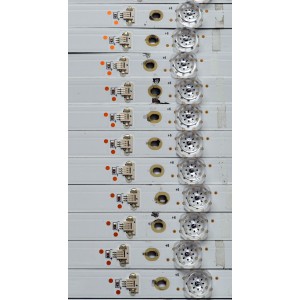 KIT DE LEDS ORIGINAL PARA TV TCL 16 PIEZAS / NUMERO DE PARTE TCL98LB05 / TCL98LB05_3030F2.4D_V1.2_20240113 / N0101-000359 / A0001/FD2 / 240702 / ZMAS/TG / PANEL LVU980NDJL / DISPLAY ST9751D01-4 VER.2.2 / MODELO 98Q672G