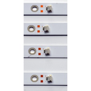 KIT DE LEDS ORIGINAL PARA TV VIZIO 4 PIEZAS / NUMERO DE PARTE 261501019170 / 06-3-50S1-EMC-4X9-0D22-934X12-221017 / YF-24722 / 230L3N62-B / 230101034320 / PANEL HK500WLEDM-JHV2H / DISPLAY PT500GT04-1 VER.1.1 / MODELO V4K50M-0807 / V4K50M-0807 LHK5T3KA