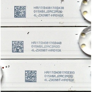 KIT DE LEDS ORIGINAL PARA TV LG 24 PIEZAS / NUMERO DE PARTE 98HR330M16A8 V1 / 98HR330M16B8 V1 / 98D8100S / 98D8100S 16 / 12 A-D09 / HR/17/240817 / 015X6/LJ2RC2R2D / 4L-ZX098T / PANEL LVU980C0DAN / DISPLAY ST9751D01-4 VER.2.2 / MODELO 98UT9000PUA.CUSCKH
