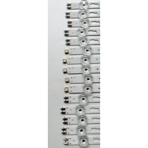 KIT DE LEDS ORIGINAL PARA TV SAMSUNG 15 PIEZAS / NUMERO DE PARTE BN96-58297A / BN96-58298A / BN96-58299A / JL.D850J1330-408AR-M_V09 7.0 / JL.D850J1330-408AL-M 58299A / 58298A / 58297A / PANEL CY-BD085HGCV2H / DISPLAY PT850GT01-1 / MODELO UN85DU7200BXZA