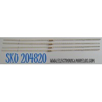 KIT DE LEDS ORIGINAL PARA TV SAMSUNG 4 PIEZAS / NUMERO DE PARTE BN96-52601A / Q60/70A_STC750A95__2INI_48LEDS_REV1.0_200914 BN96-52601A C / BN9652601A / PANEL CY-QA075FGHV7H / DISPLAY ST7461D02-M VER.2.1 / MODELO QN75Q7DAAFXZA