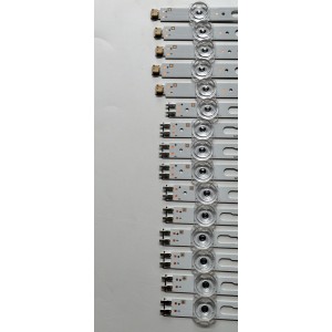 KIT DE LEDS ORIGINAL PARA TV SAMSUNG 15 PIEZAS / NUMERO DE PARTE BN96-58299A / BN96-58298A / BN96-58297A / DU7K_SVC850A22_R / DU7K_SVC850A22_L / DU7K_SVC850A22_M 58299A / 58298A / 58297A / PANEL CY-BD085HGAV2H / DISPLAY T850QVN04.1 / MODELO UN85DU7200DXZA